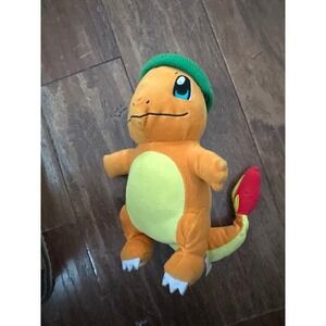 Pokemon Charmander Plush Green Beanie Hat Wicked Cool Toys WCT Stuffed Animal